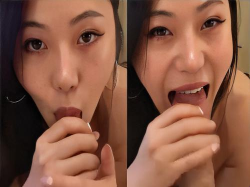 A la estudiante internacional le gusta chupar pollas....